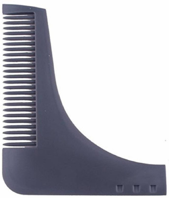 

pelo Beard and Mustache Shaping and Styling Template Tool & Comb. Beard Shaper for the Designer Beard, Pack Of 1