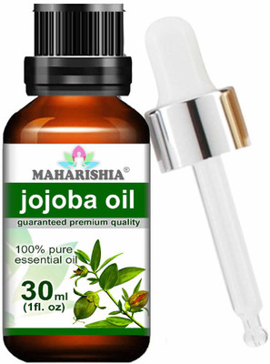 

Maharishia Pure Jojoba Oil For Healthier Hair & Skin , Reduce Wrinkels & Stretch Marks, With Dropper, 100% Pure Jojoba Hair Oil(30 ml)