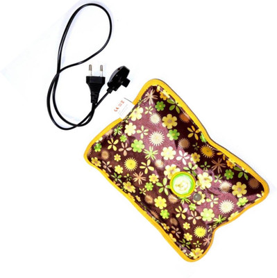 

Cinnamon Electric Heating Pad With Gel (Multi-Print) Electric 1 L Hot Water Bag(Multicolor)