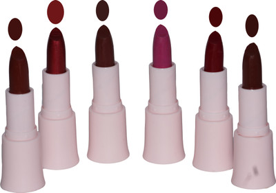 

COLOUR COIN Ultra Luxury Matte Lipstick (Pack of 6)(Multicolor)