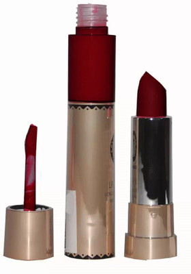 

Butter Lips Professional Use 2in1 Matte Lipsticks & Liquid Lip Gloss(Maroon)