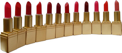 

Kiss Beauty 24K Golden Matte Pure Color Nutrition Peptide Smooth And Repair Lip Skin(Multicolor)