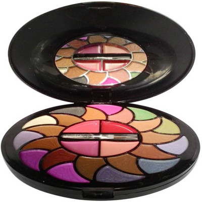 

ADS 22Eyeshadow::2Blusher::2CompactPowder::4LipColor::1Puff::1Mirror::Makeupkit