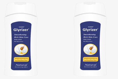 

Elegant GLYRIZER SMOOTHENING RICH SKIN CARE BODY LOTION PACK OF 2*100 ML(200 ml)
