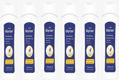 

Elegant GLYRIZER SMOOTHENING RICH SKIN CARE BODY LOTION PACK OF 6*100 ML(600 ml)