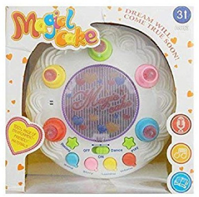 

jojoss Magical Cake Birthday Toys with Sound Lighting Battery for 3+ Kids(Multicolor)