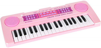 

TOYGALAXY Hello kitty theme Chargeable Piano for Kids,(Pink)