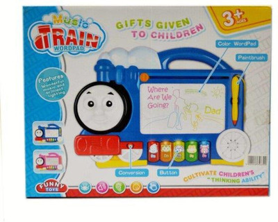 

Prince Toys Music Train Wordpad/Magnetic Drawing Board(Multicolor)