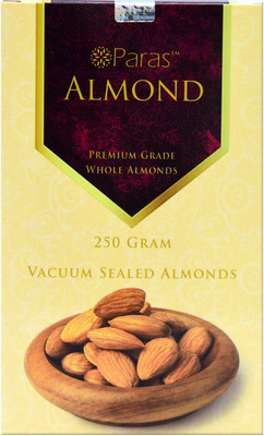 

Paras Premium Grade whole Almonds Almonds(250 g, Vacuum Pack)