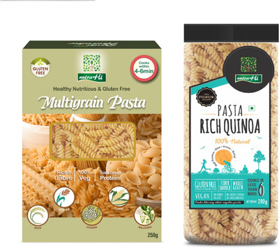 

NutraHi Multigrain Gluten free pasta + Rich Quinoa Gluten free pasta(Combo) Pasta(Pack of 2, 450 g)