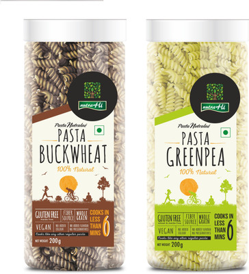 

NutraHi Rich QuinoaGluten free pasta + Greenpea Gluten free pasta (Combo) Pasta(Pack of 2, 400 g)