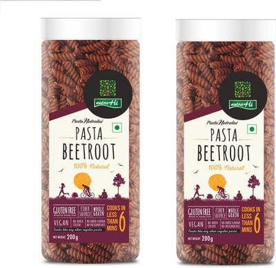 

NutraHi Beetroot Gluten free pasta Pasta(Pack of 2, 400 g)