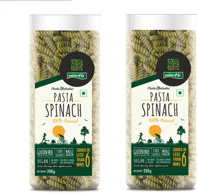 

NutraHi Spinach Gluten free pasta Pasta(Pack of 2, 400 g)