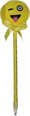 

kubergift Smiley pen for parties amd birthday yellow (Pack of 12) Pencil(Yellow)