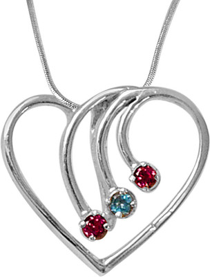 Surat Diamond Way to Her Heart Sterling Silver Topaz Sterling Silver Pendant Flipkart