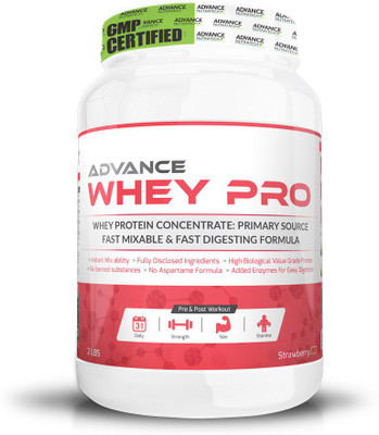 Advance Nutratech Pro Whey Protein(909 g, Rich Strawberry)