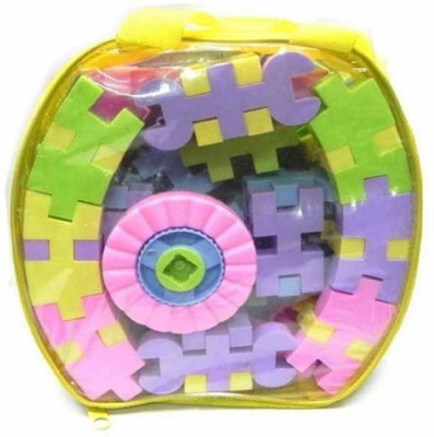 

Starsky 50 Pieces Colorful Blocks Puzzle Learning Game For kidsÂ Â (Multicolor)(50 Pieces)