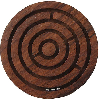 

PUREESSENCE Game Labyrinth, Ball-in-a-maze Puzzles, Handcrafted specially for kids(0 Pieces)