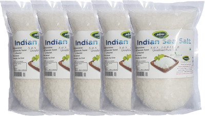 

THANJAI NATURAL Thanjai Natural's Indian Non Iodised Sea Salt 5KG Traditionally Made 100% Natural Sea Salt(5 kg, Pack of 5)