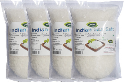 

Thanjai iyerkai Thanjai Natural's Indian Non Iodised Sea Salt 4KG Traditionally Made 100% Natural Sea Salt(4 kg, Pack of 4)