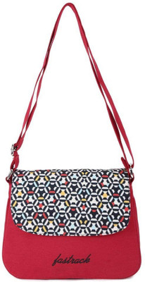 

Fastrack Women Casual Multicolor, Pink Polyester Sling Bag