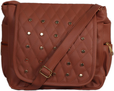 

Lizzu collection Women Evening/Party, Casual, Formal Brown PU Sling Bag