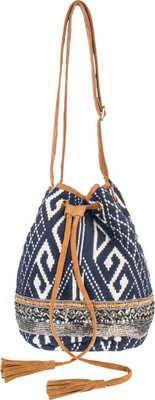 

Chumbak Women Casual Blue Cotton Sling Bag