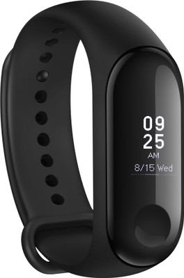 Mi Band 3  (Black Strap, Size : Regular)