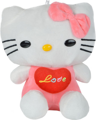

Unicorn Soft Toys love kitty - 13 cm(Red/White)