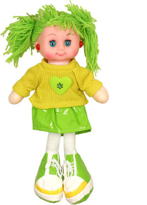 

Sonphy stuffed green and yellow doll - 15 cm(Green, Yellow)