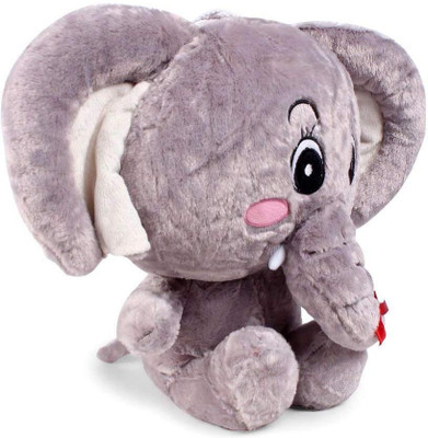 

Unicorn Stuffed Animal Elephant Soft Toy - 13 cm(Grey)