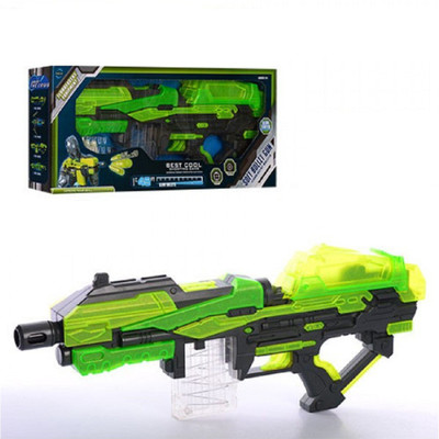 

Emob Large High Speed Soft Bullet Blaze Storm Gun Toy with 20 Glow Darts and Rechargeable Batteries(Multicolor)