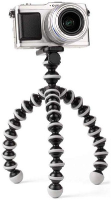 

BJORK Best buy new arrival fully flexible Portable & Foldable u15 Camera & Mobile Tripod with Mobile Clip Holder Bracket Fully Flexible Mount Cum Tripod Stand with Three-Dimensional Head & Quick Release Plate Tripod 10" - DSLR , Smartphone & Action Camera