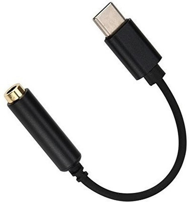 

BB4 Type-C Male to 3.5mm Female Jack Earphone AUDIO CONVERTER CABLE Headphone USB Adapter(Black)