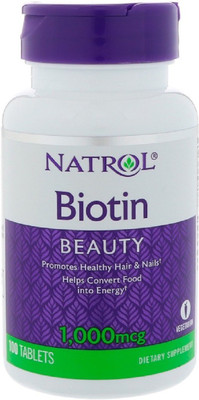

Natrol Natrol, Biotin, 1000 mcg, 100 Tablets(100 No)