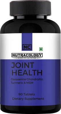 

Nutracology Joint Health Glucosamine Chondoritin Turmeric & MSM Tablet(90 No)