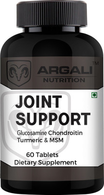 

Argali Nutrition Joint Support Glucosamine Chondoritin Turmeric & MSM Tablet(60 No)