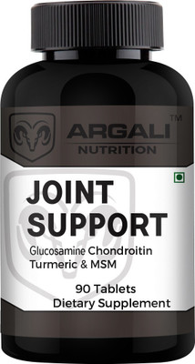 

Argali Nutrition Joint Support Glucosamine Chondoritin Turmeric & MSM Tablet(90 No)