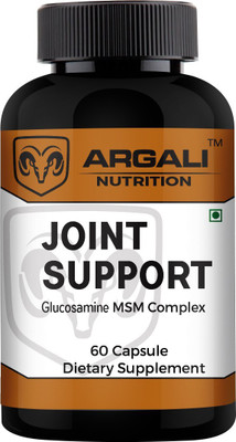 

Argali Nutrition Joint Support Glucosamine MSM complex Capsule(60 No)