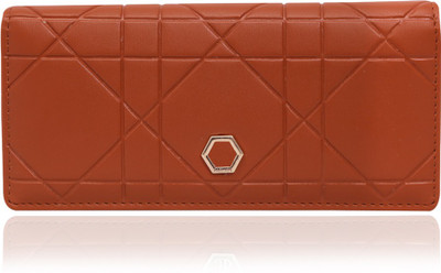

Quickk Women Casual Brown Artificial Leather Wallet(5 Card Slots)