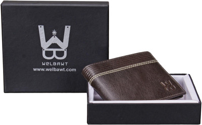 

welbawt Men Casual Brown Genuine Leather Wallet(3 Card Slots)