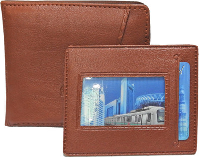 

Hornwood Men Casual Brown Artificial Leather Wallet(4 Card Slots)