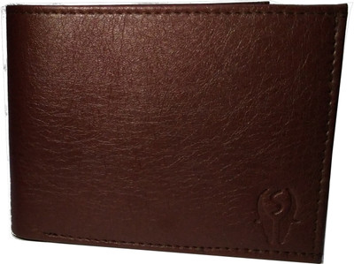 

SAMTROH Men Brown Artificial Leather Wallet(5 Card Slots)