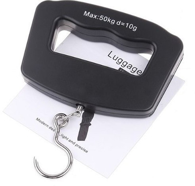 

Ergode Handheld Digital Heavy Duty Hook Type Luggage Weighing Scale (50 kg ) Weighing Scale(Black)