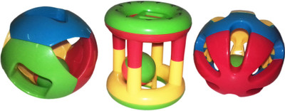 kidoz kingdom INTEREST TOYS RATTLE SET Rattle(Multicolor)