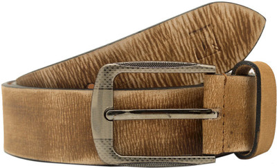 

Toffil Men Casual Beige Genuine Leather Belt, Beige yellow