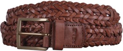 

Rene Men Casual Brown Genuine Leather Belt