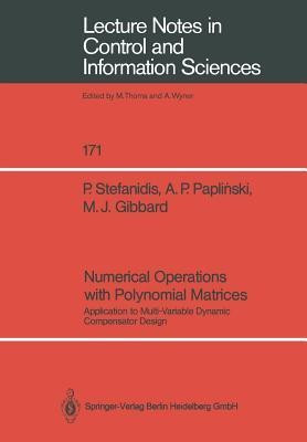 Numerical Operations with Polynomial Matrices(English, Paperback, Stefanidis Peter)