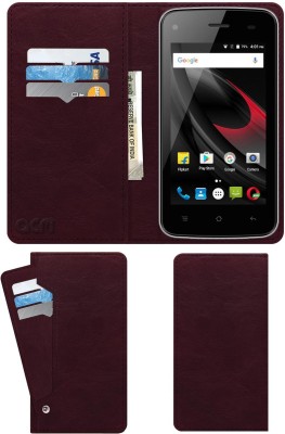 ACM Flip Cover for Swipe Konnect Star 2017(Maroon, Cases with Holder, Pack of: 1)