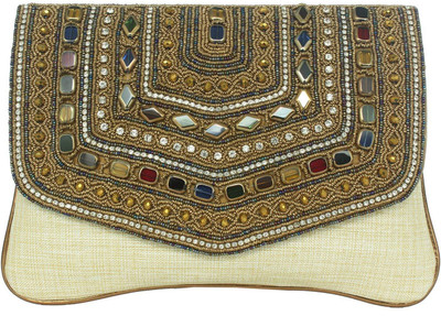 

Bagaholics Casual, Party Gold Clutch